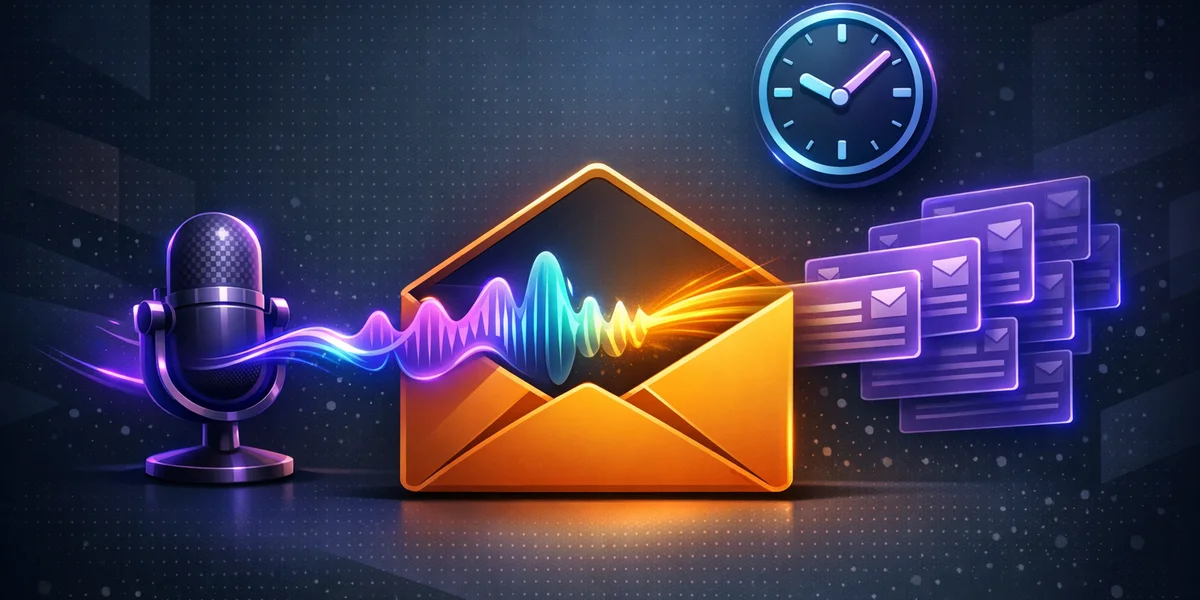 Dictado de voz para email — productividad 10x con flujo de trabajo por voz