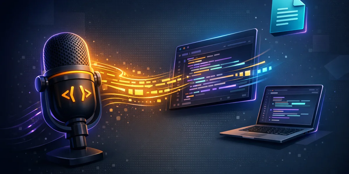 Dettatura vocale per sviluppatori — dal microfono alla documentazione del codice
