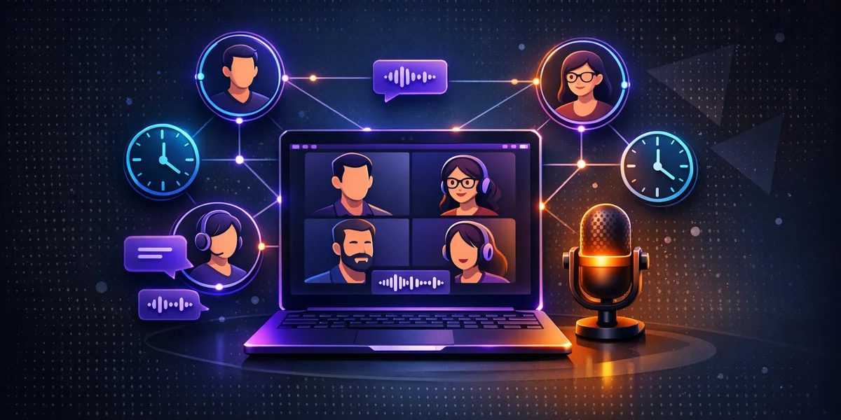 Dictado de voz para equipos remotos — comunicación asíncrona entre zonas horarias