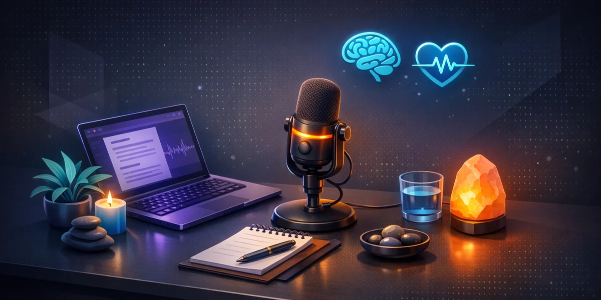 Ditado por voz para terapeutas de saúde mental — documentação segura de sessões