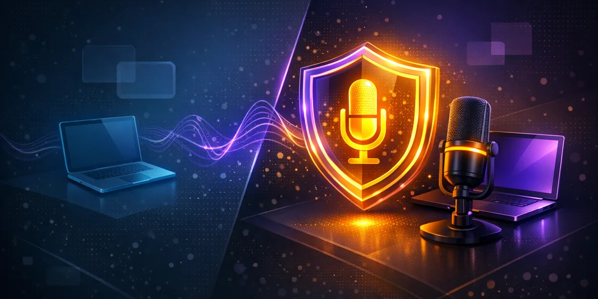 Offline dictation privacy shield comparison Resonant vs Weesper