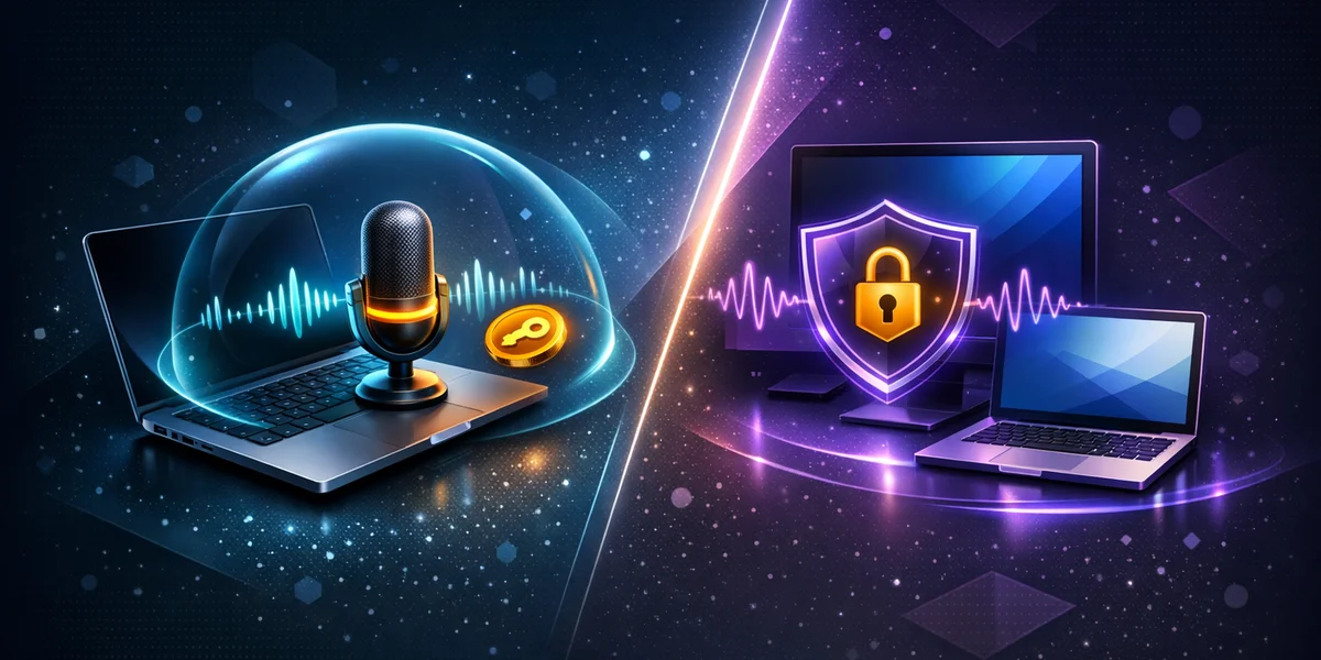 BetterDictation vs Weesper Neon Flow : dictée Whisper locale Mac vs vie privée multiplateforme