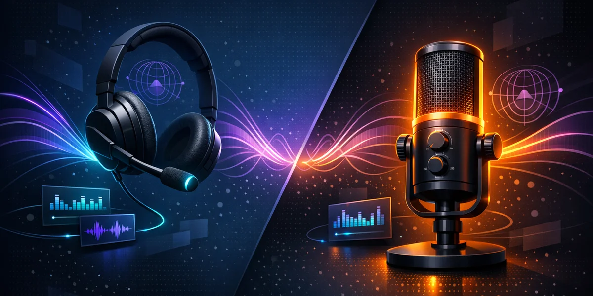 Best microphones for voice dictation 2026 — USB headset vs condenser desk mic comparison