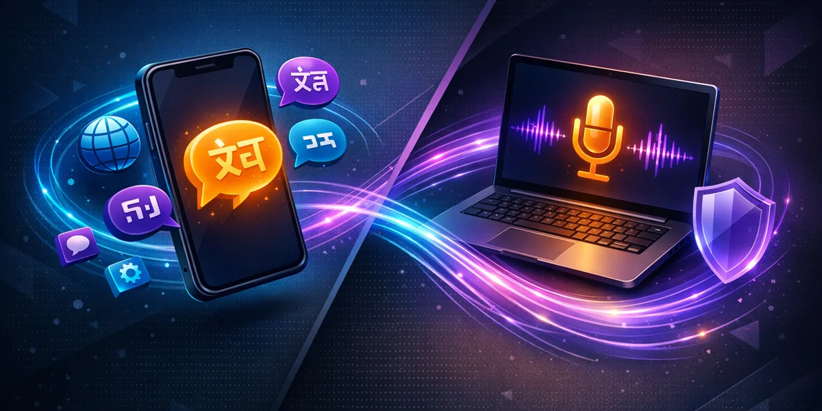 Aplicativos de ditado multilíngue para celular comparados — fluxo de trabalho smartphone e desktop para digitação por voz em vários idiomas