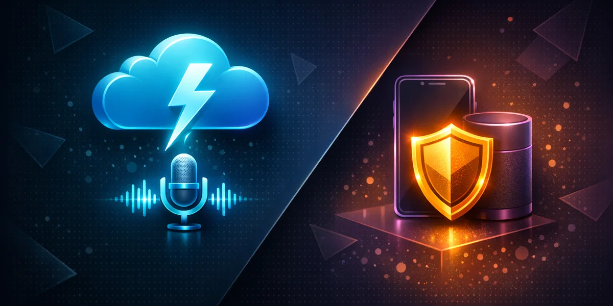 Weesper vs Willow Voice — Offline-Datenschutzschild vs Cloud-Geschwindigkeit Diktat-Vergleich 2026